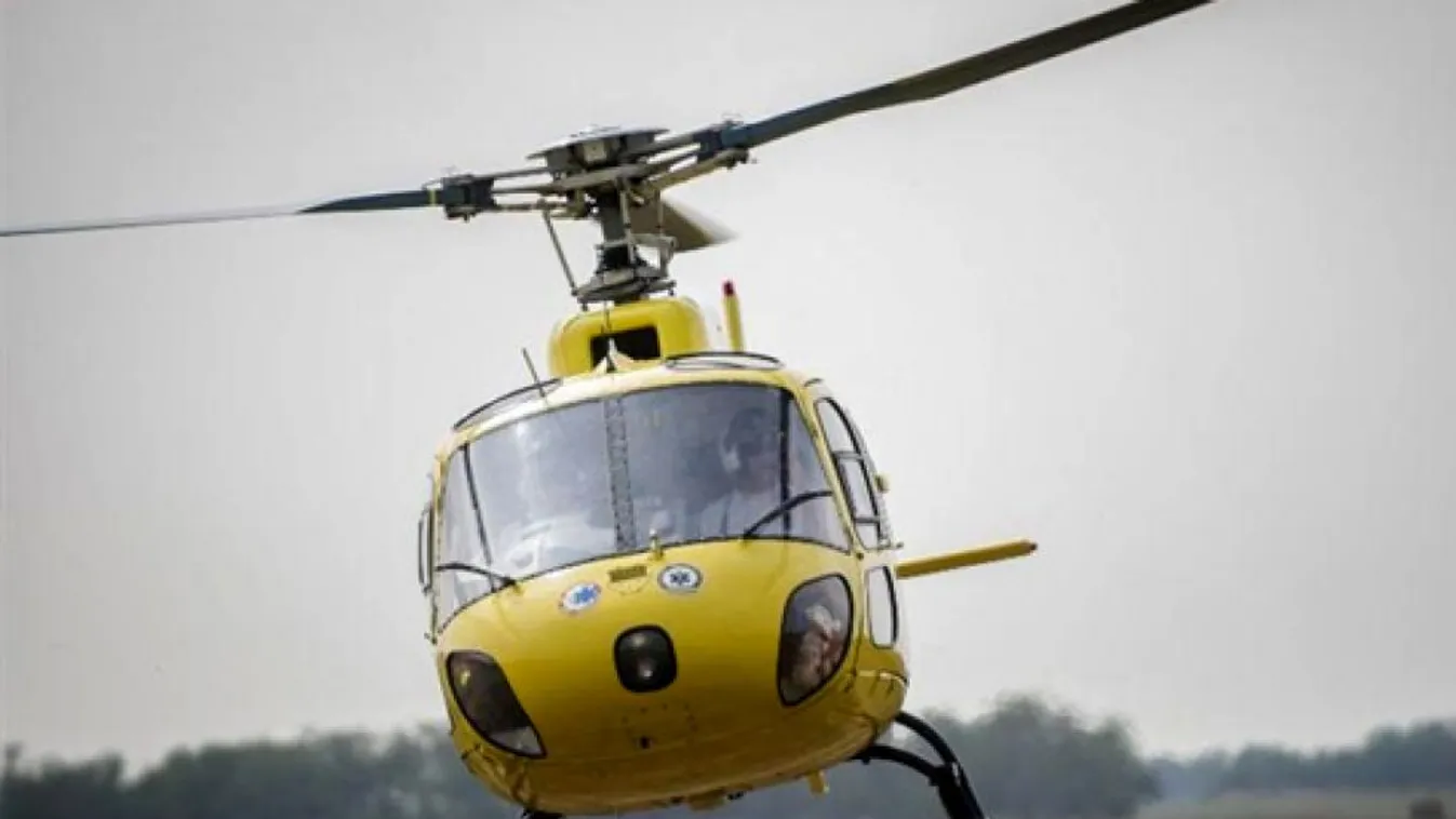 Felsővezetéknek ütközött egy mentőhelikopter Őrbottyánban