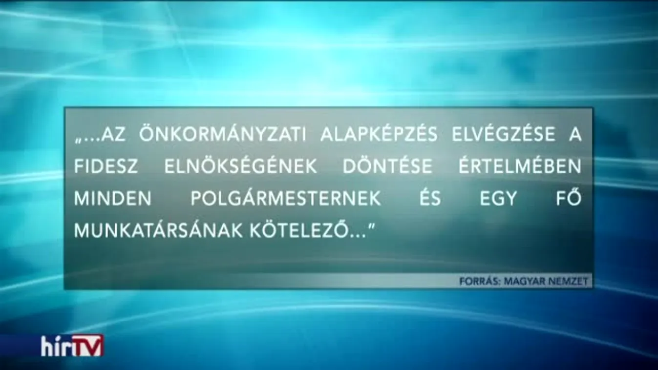 Lezsák elismerte: lesz fideszes polgármesterképző