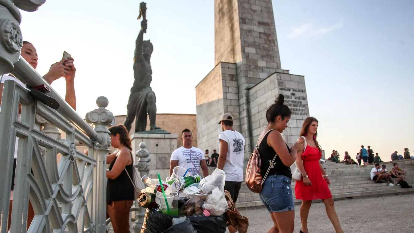 Budapest ékkövét elborítja a szemét