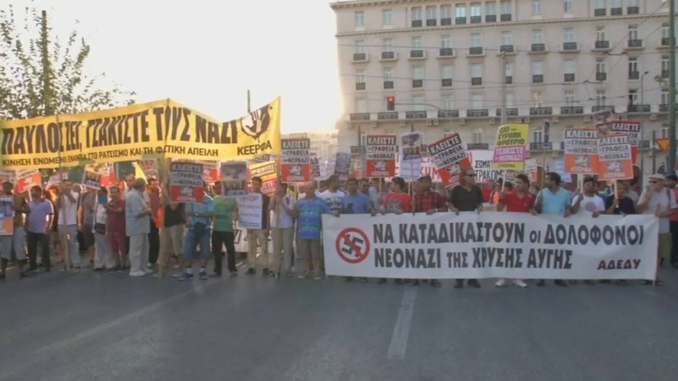 Összecsaptak a tüntetők a rendőrökkel Athénban