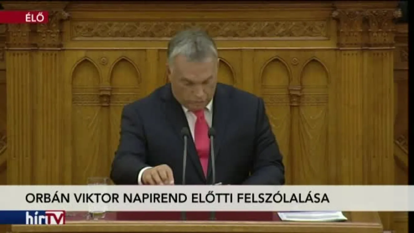Napirend előtti felszólalások szeptember 18.