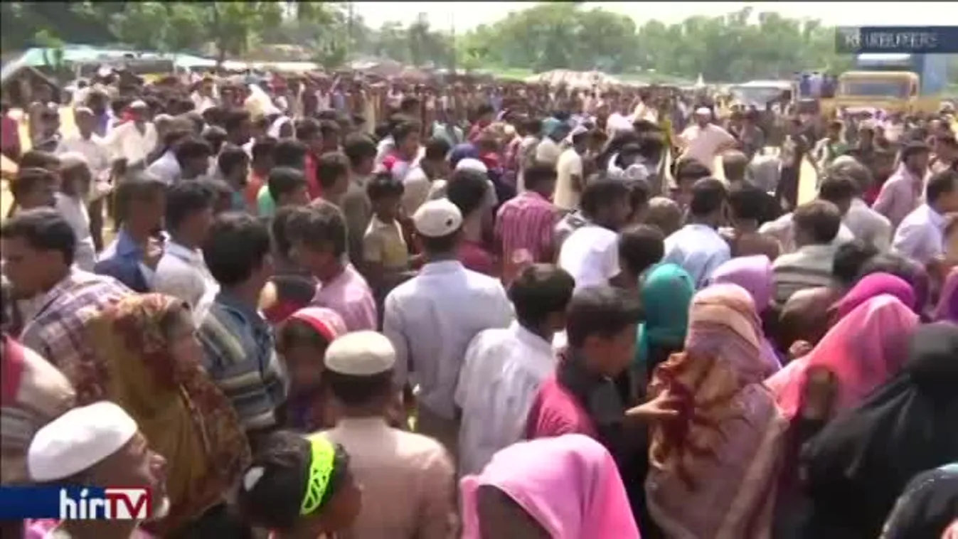 Negyedmillió kisgyermek is elmenekült Mianmarból