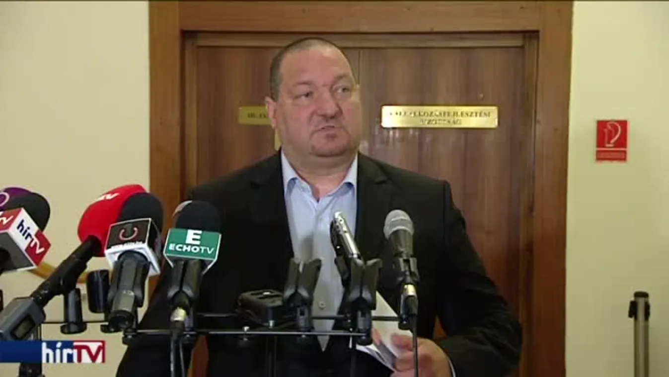 Németh Szilárd sajtótájékoztatója a nemzetbiztonsági bizottság ülése után
