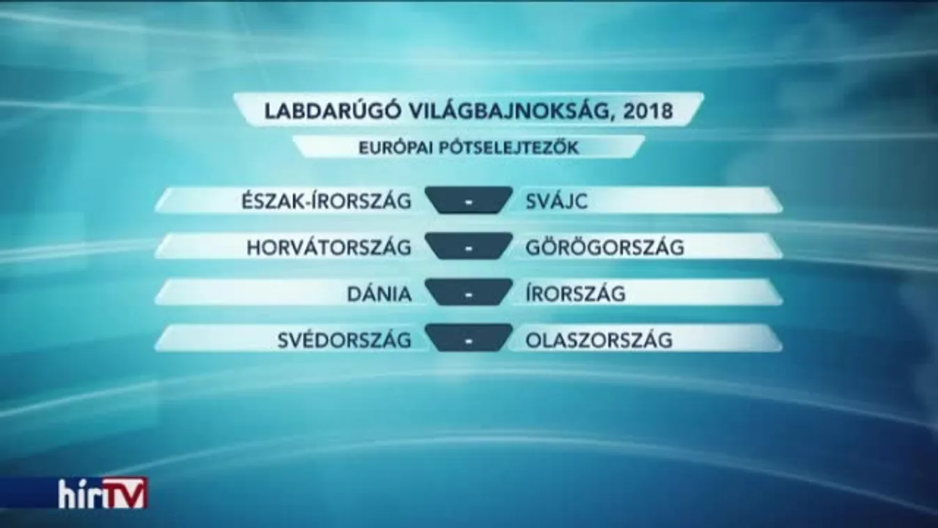 Megvan a vb-pótselejtezők párosítása