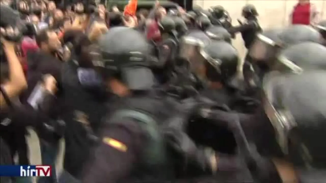 Népszavazás és erőszak Katalóniában