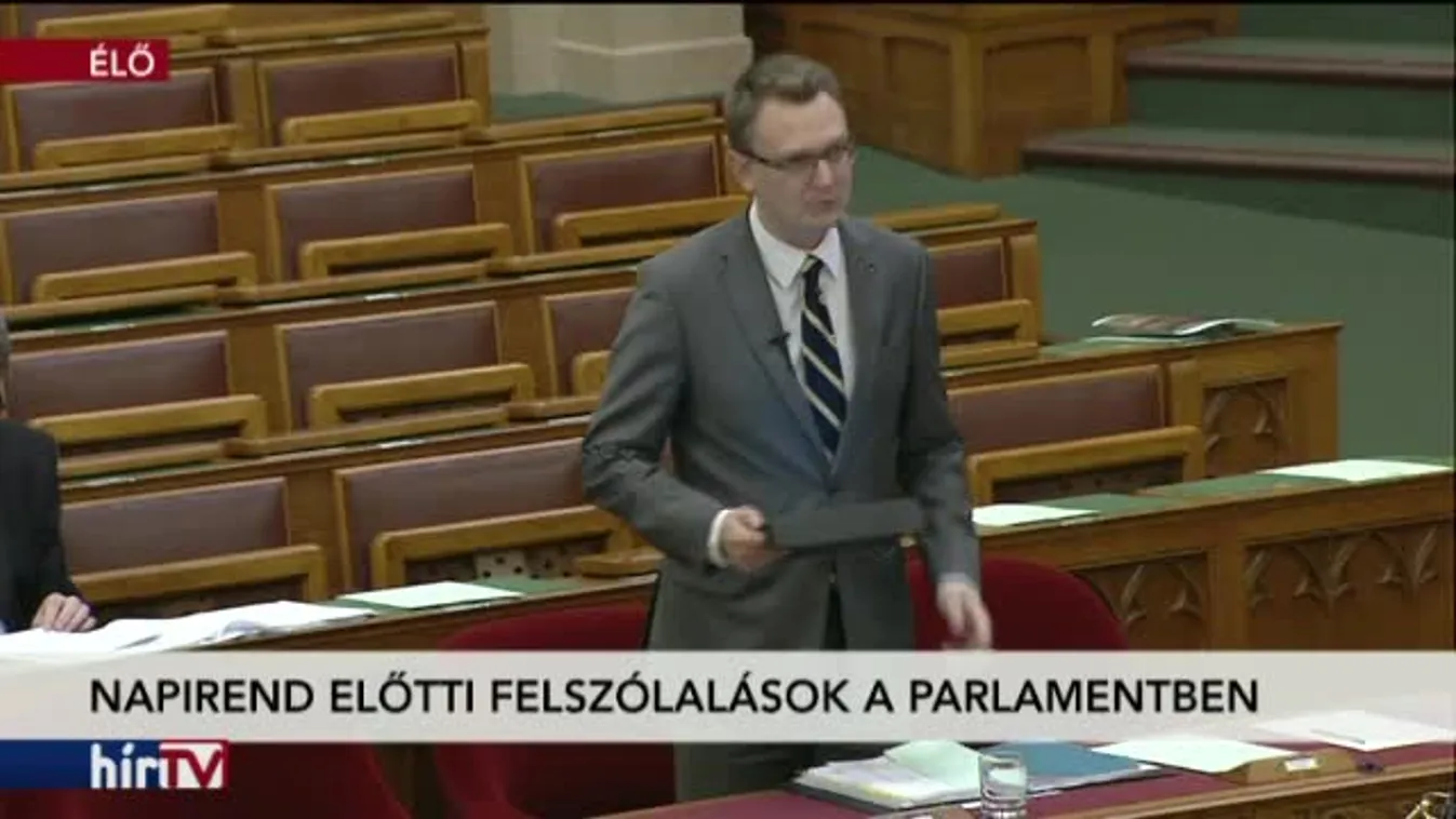 Napirend előtti felszólalások az Országgyűlésben