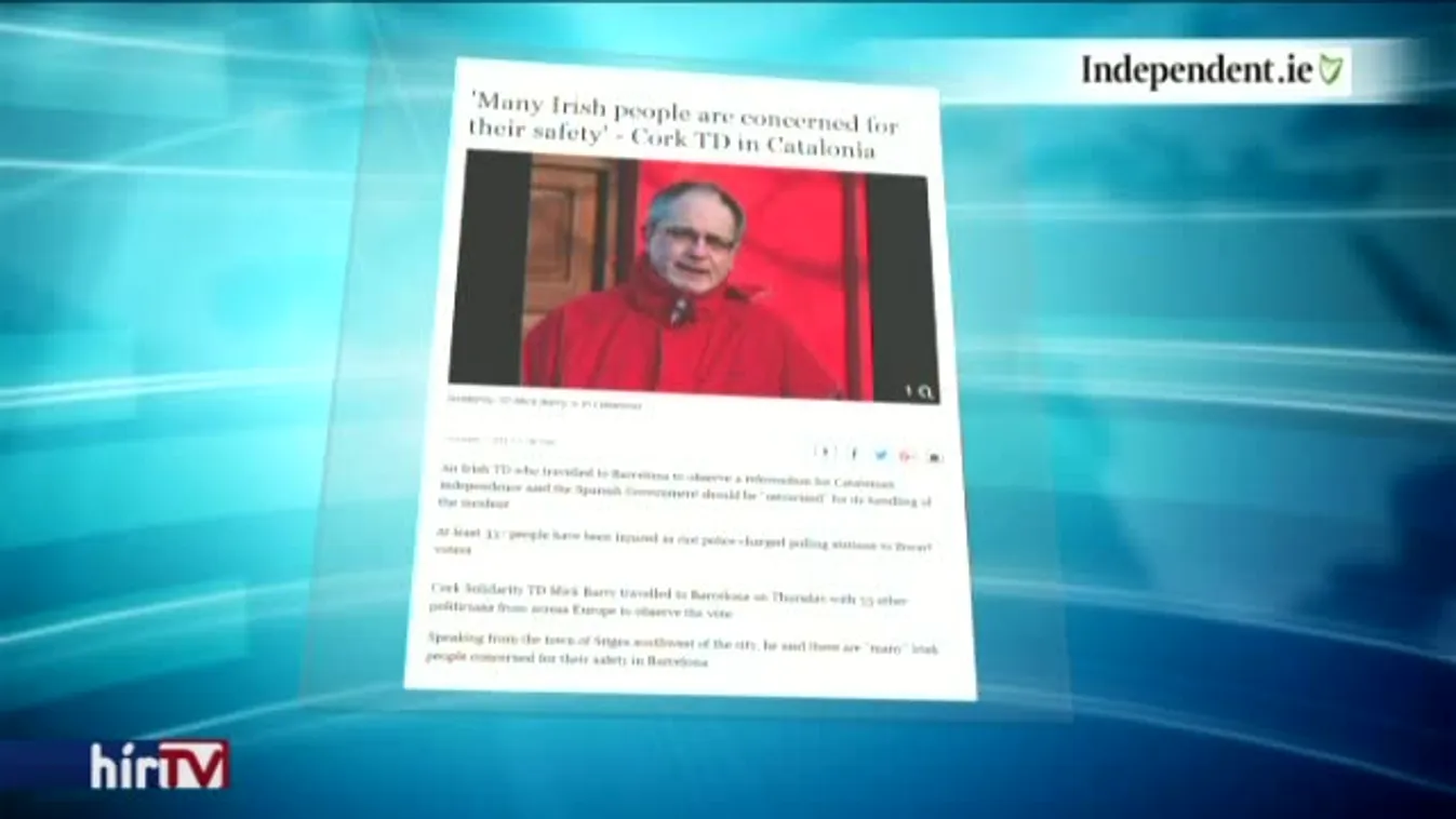 A katalán népszavazással foglalkozik a nemzetközi sajtó is