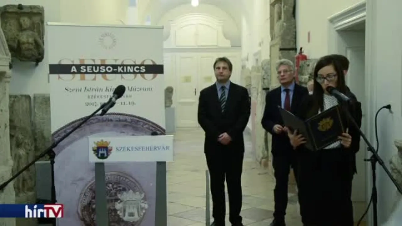 Székesfehérvárra érkezett a Seuso-kincs