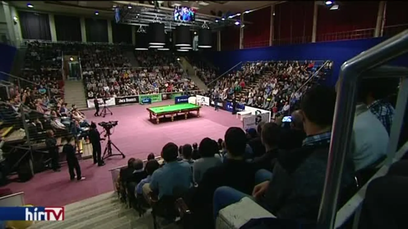 Teltházas snooker-gálát rendeztek Budapesten