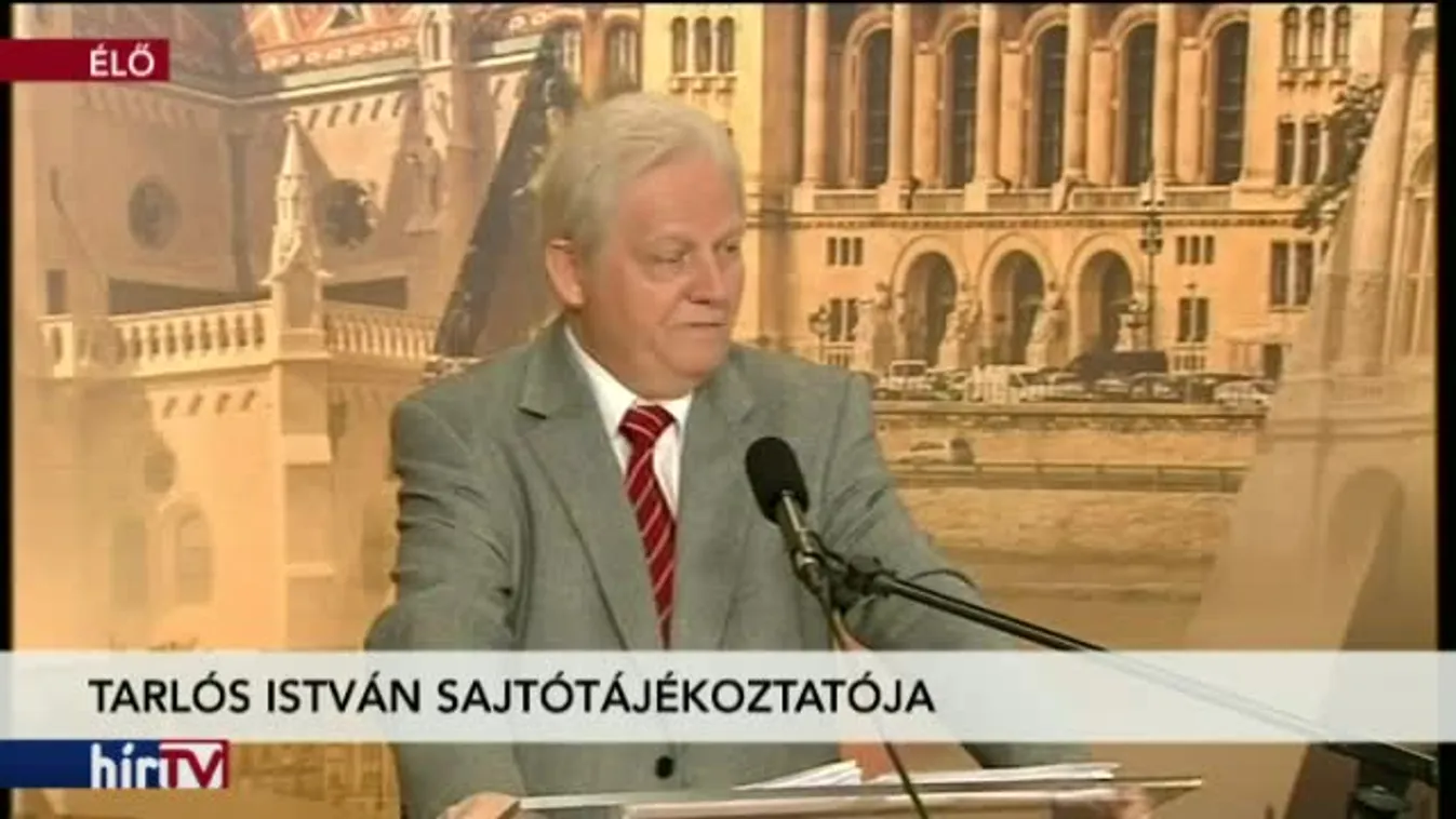 Tarlós István sajtótájékoztatója - 2017.10.11.