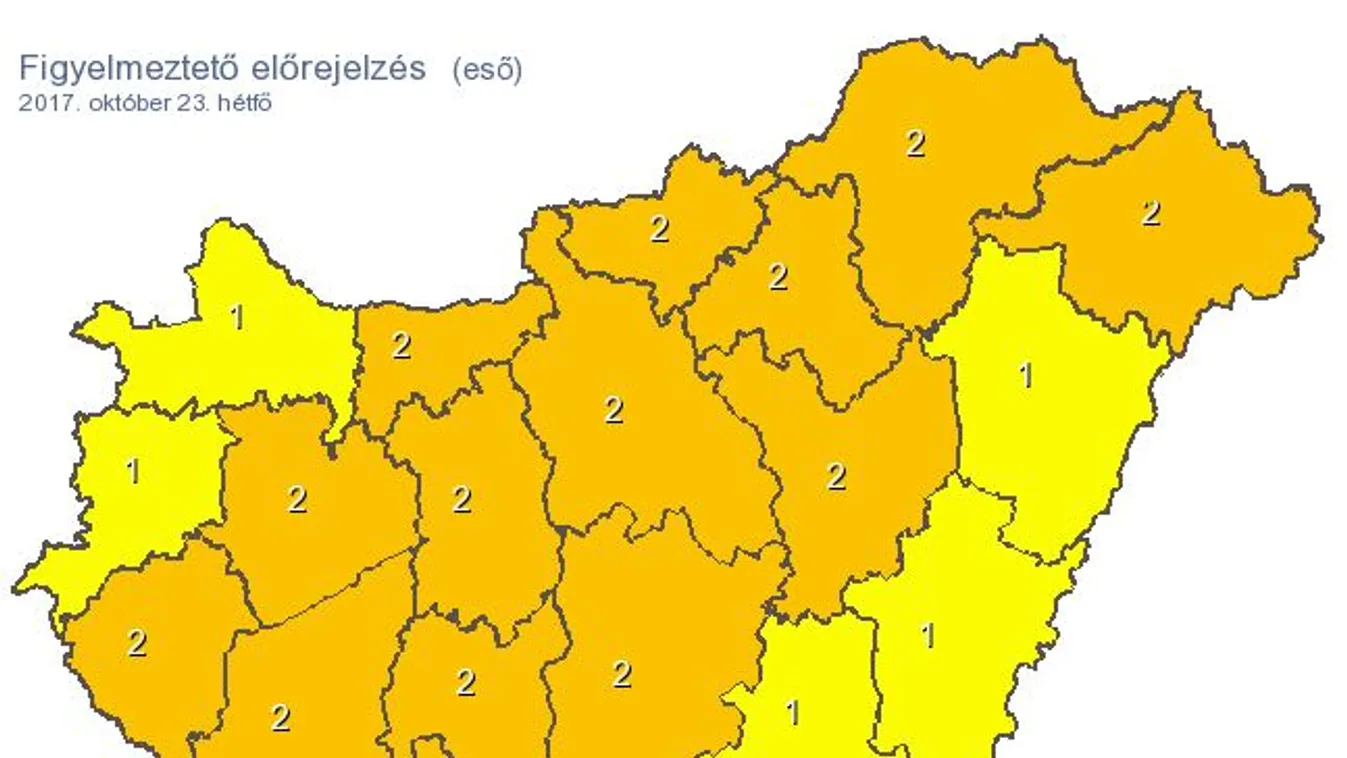 Komoly esőzés várható a nemzeti ünnepen