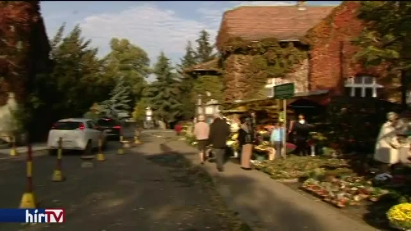 Este nyolcig tartanak nyitva a temetők