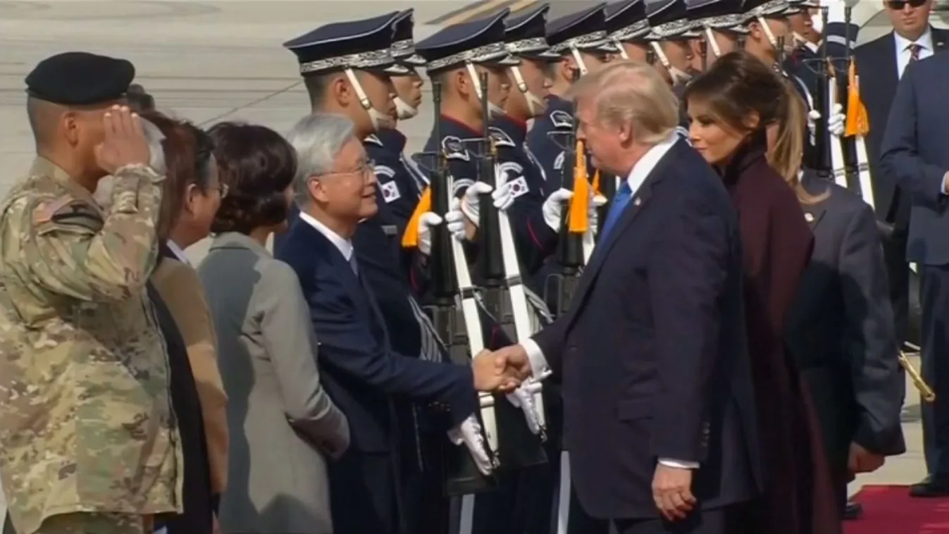 Dél-Koreában járt Donald Trump