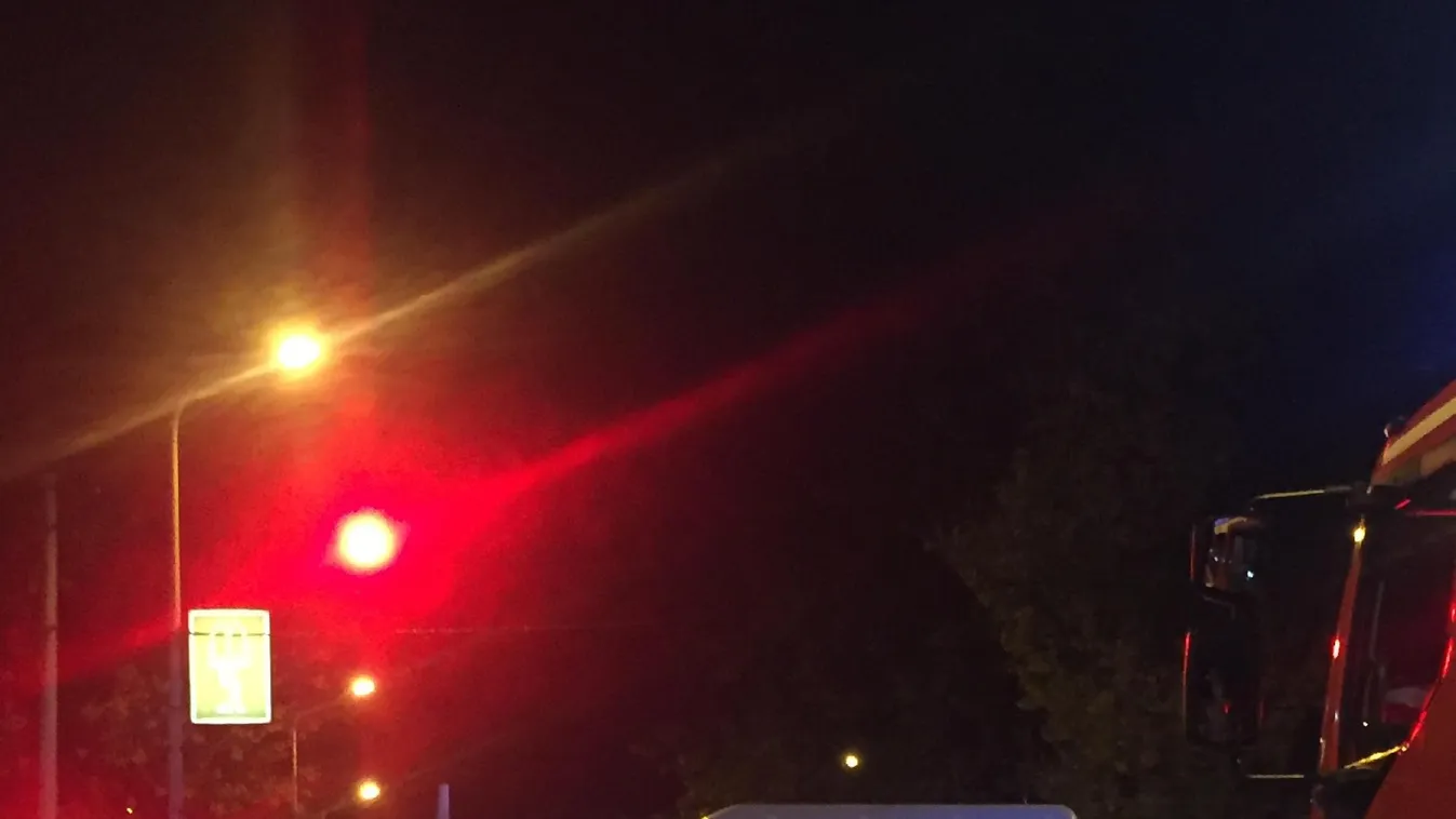 Baleset történt a Nyírpalota úton