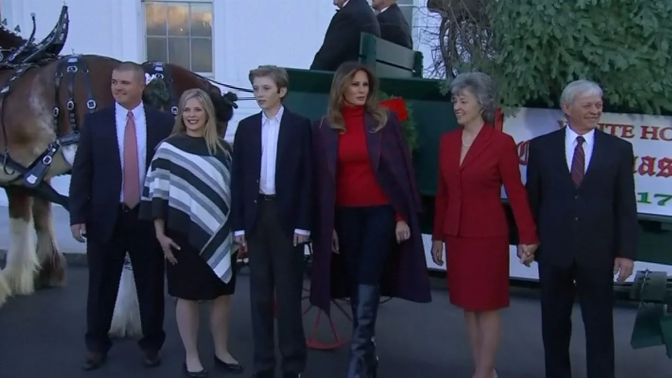 A first lady fogadta a Fehér Ház hivatalos karácsonyfáját