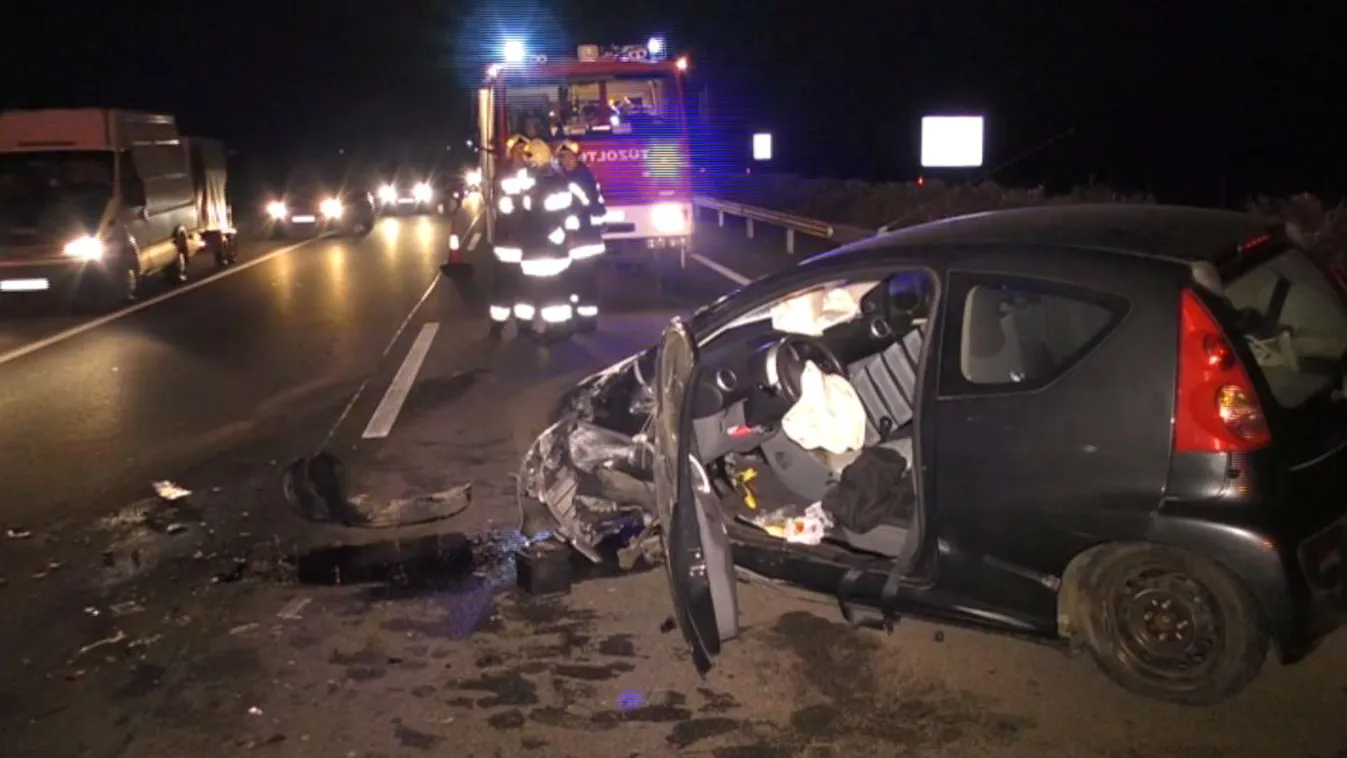 Baleset történt az M5-ös autópályán