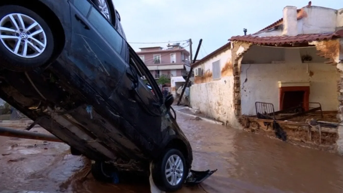 Soha nem látott károkat okozott az ítéletidő Görögországban