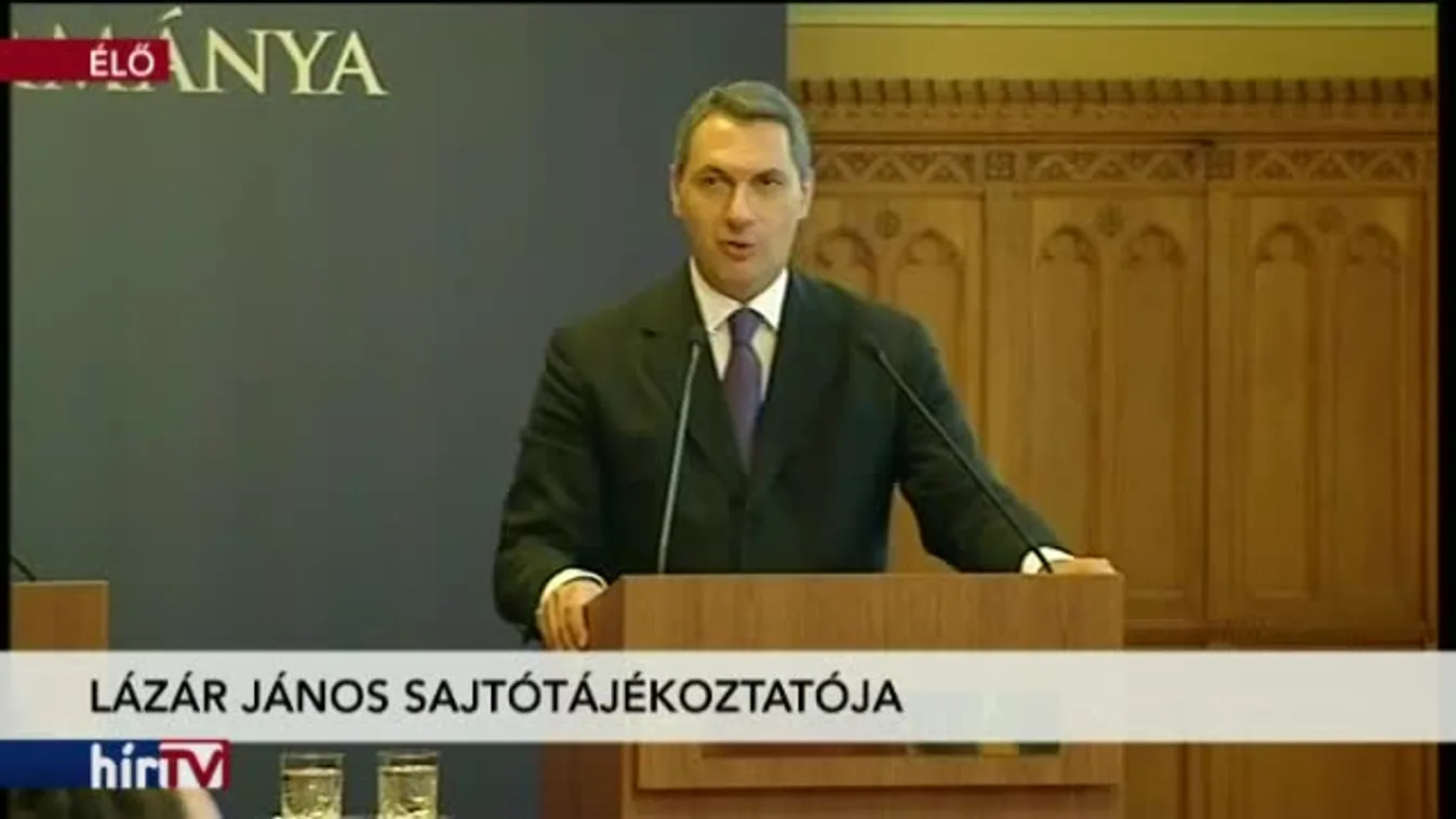 Lázár János sajtótájékoztatója - 2017.11.09.