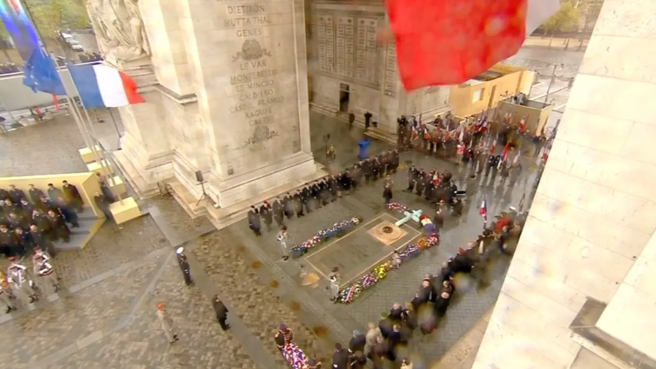 Az első világháború lezárására emlékeztek Franciaországban és Nagy-Britanniában