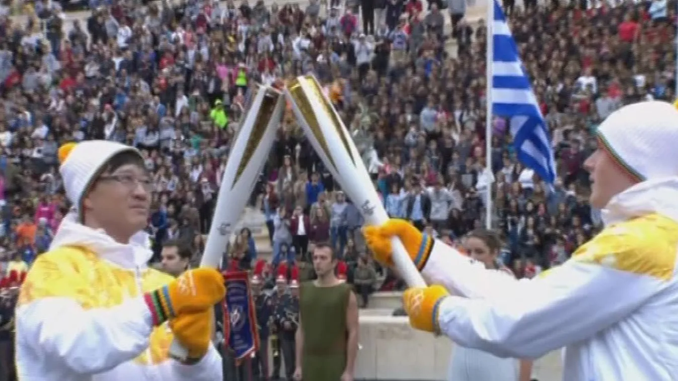 Már a koreaiaknál az olimpiai láng