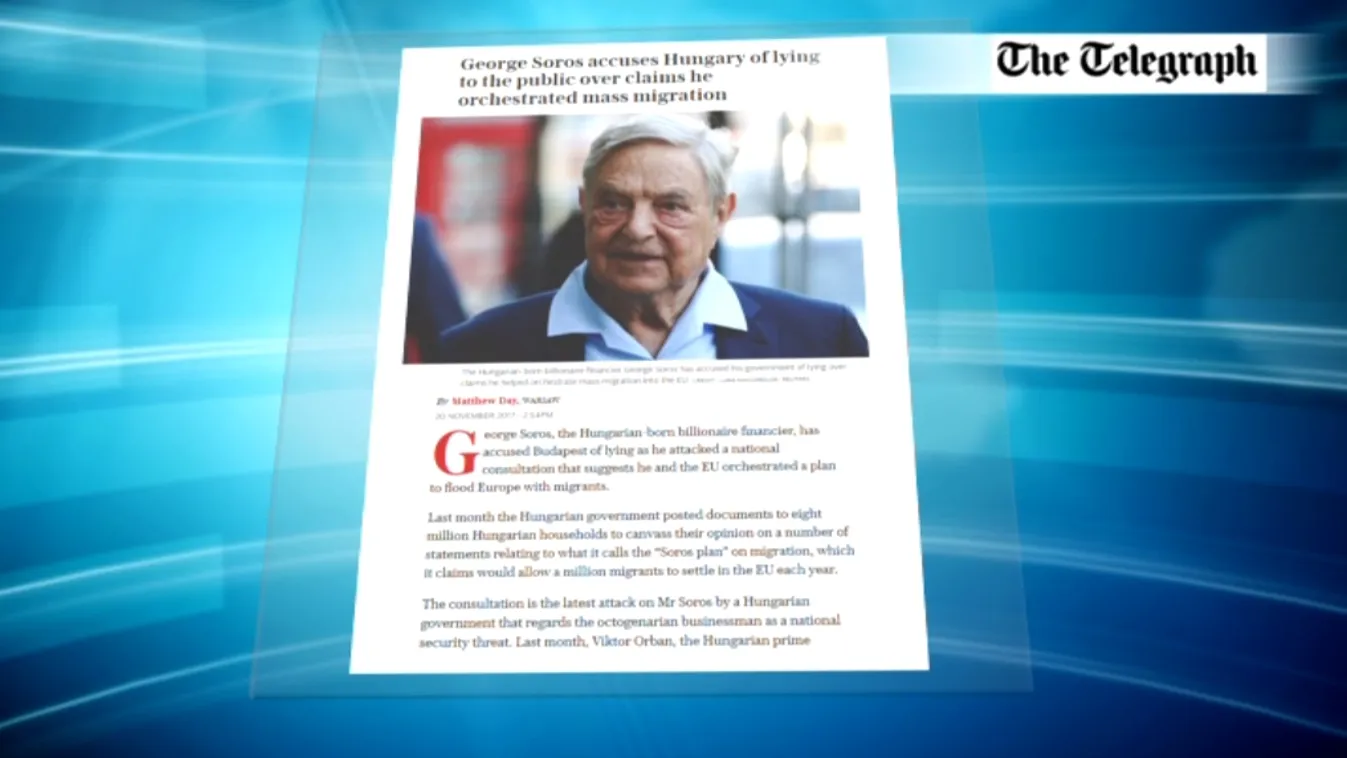 Soros bekapcsolódott a magyarországi kampányba