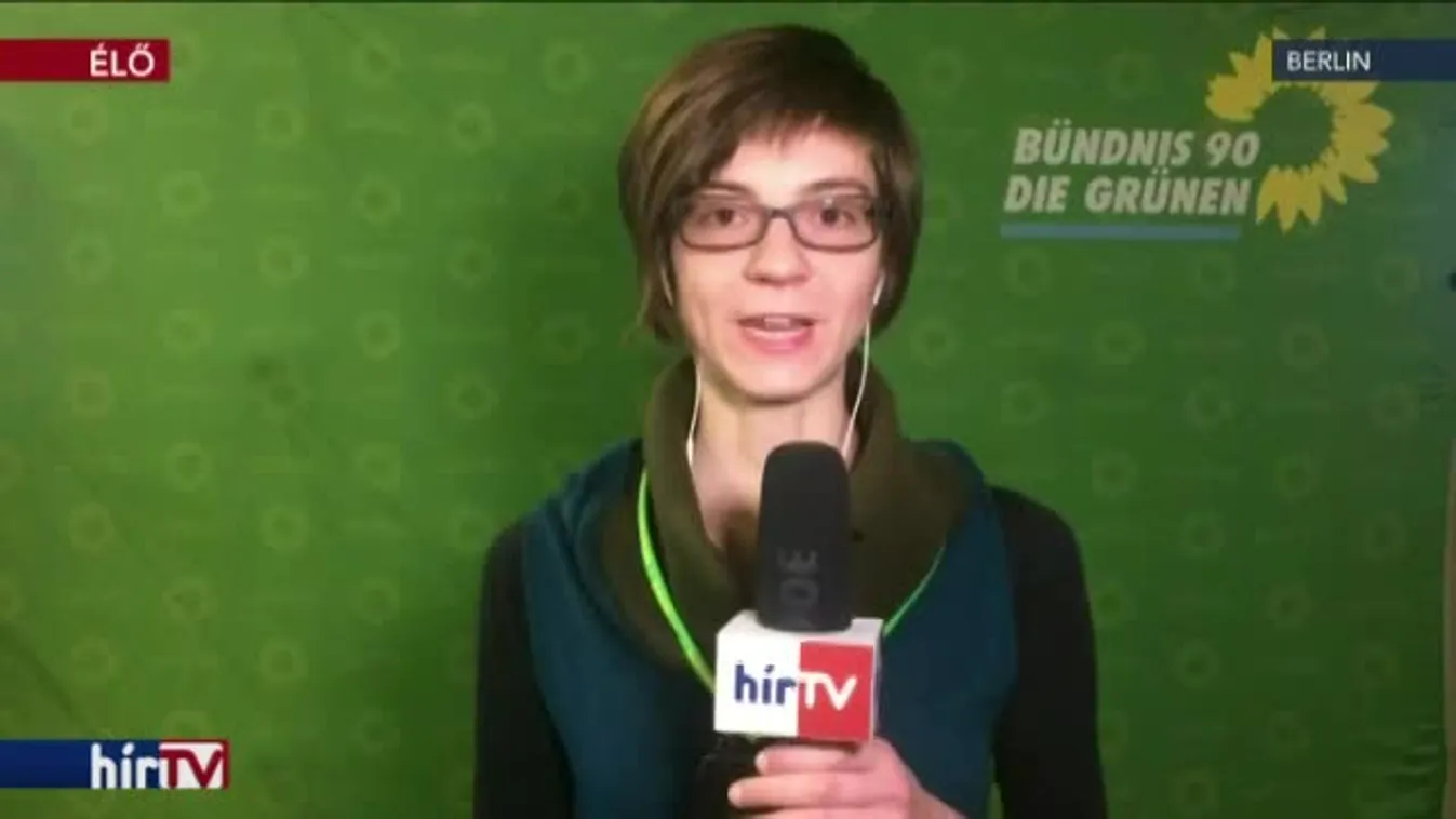 A kudarcba fulladt német koalíciós tárgyalásokat elemzik a Zöldek – élő kapcsolás 12 órakor