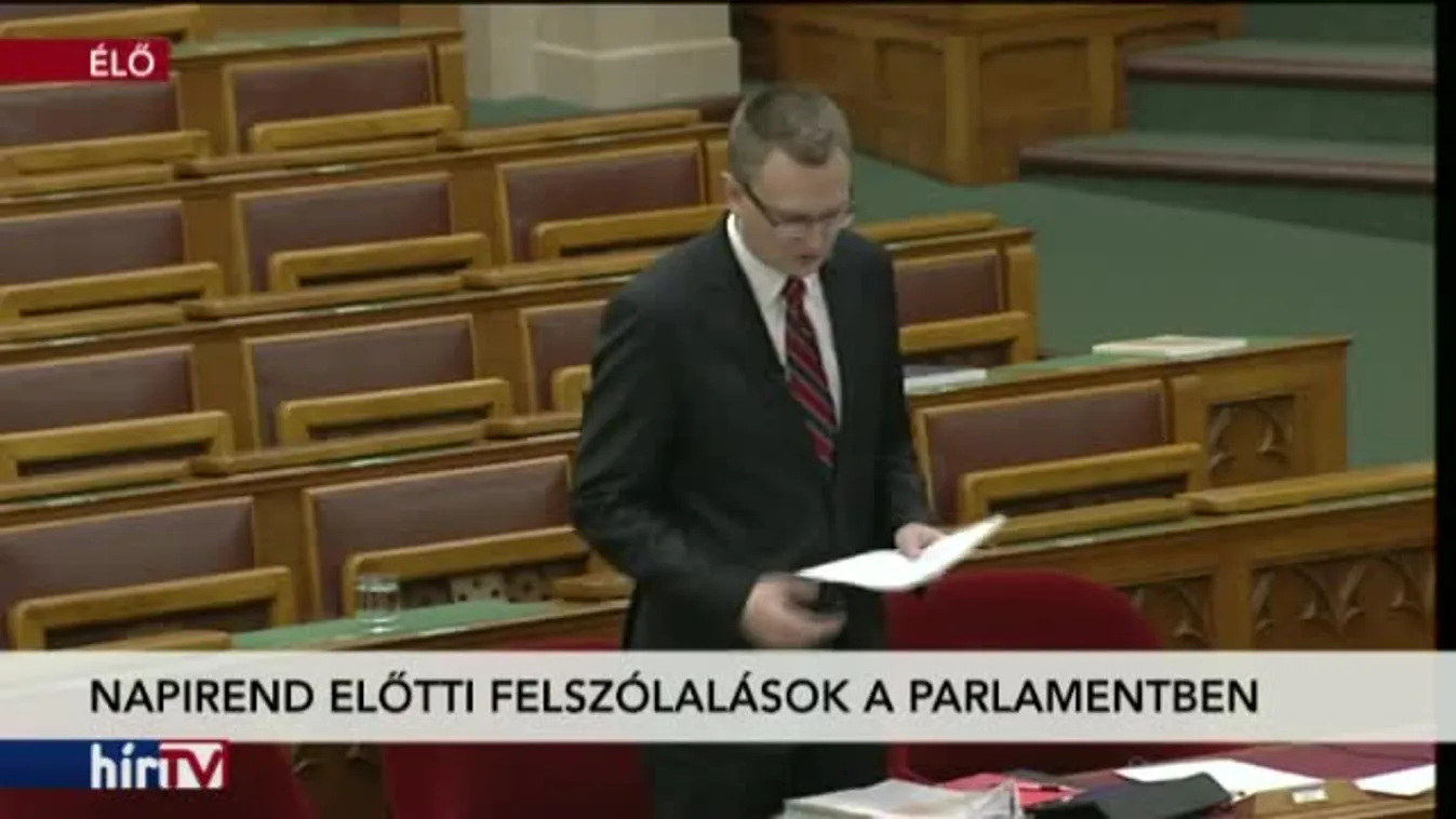 Napirend előtti felszólalások - 2017.11.06.