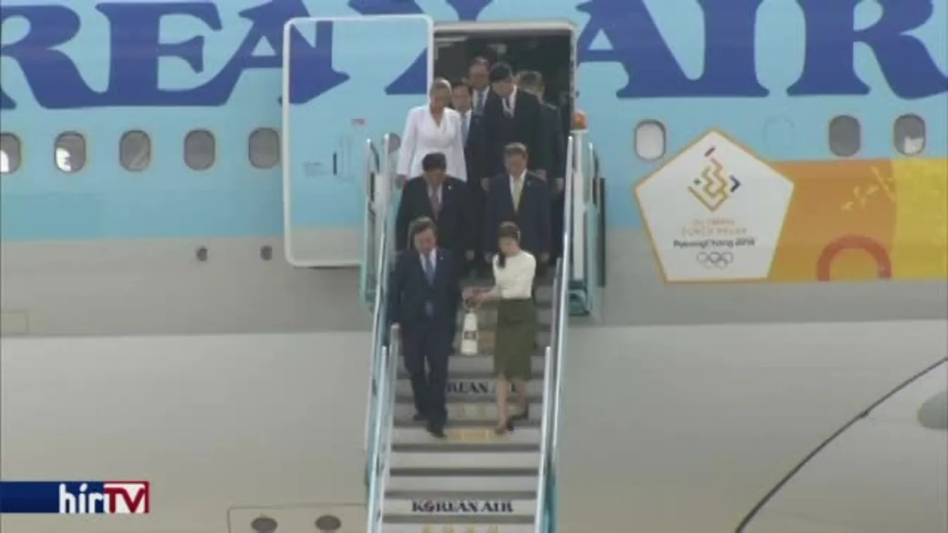 Megérkezett Dél-Koreába az olimpiai láng