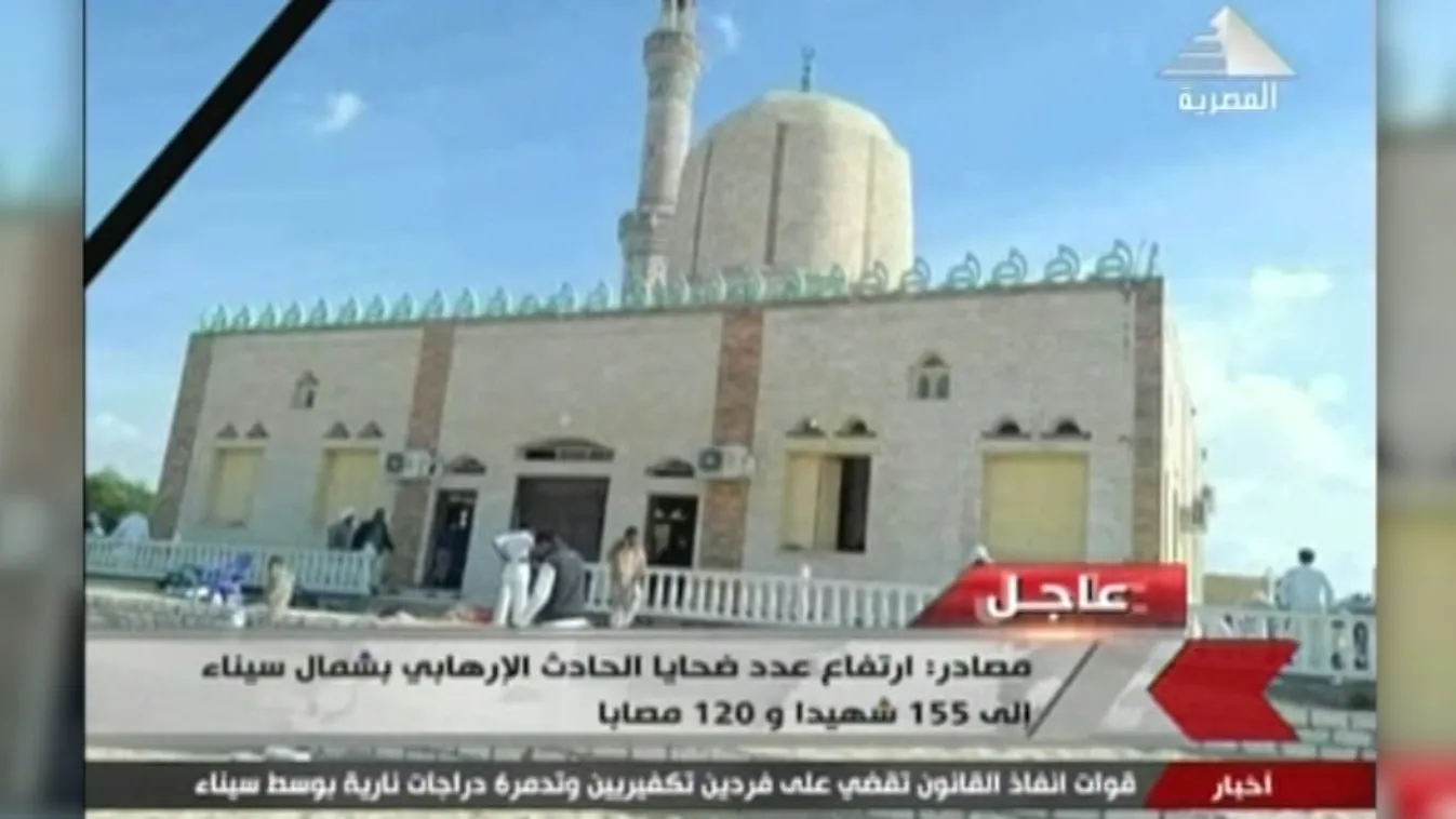 Kétszáznál is több hívőt mészároltak le egy egyiptomi mecsetnél