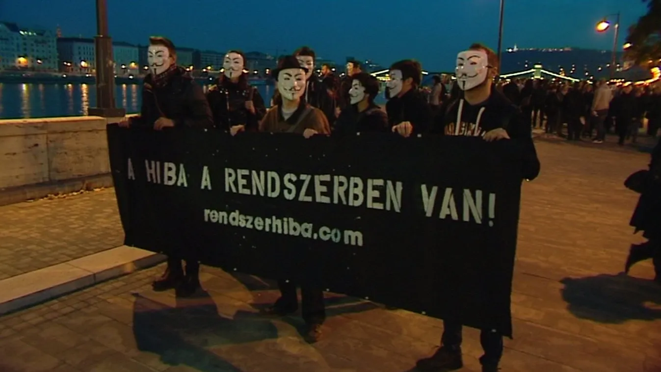 Az egyenlőtlenségek ellen demonstrált az Anonymous