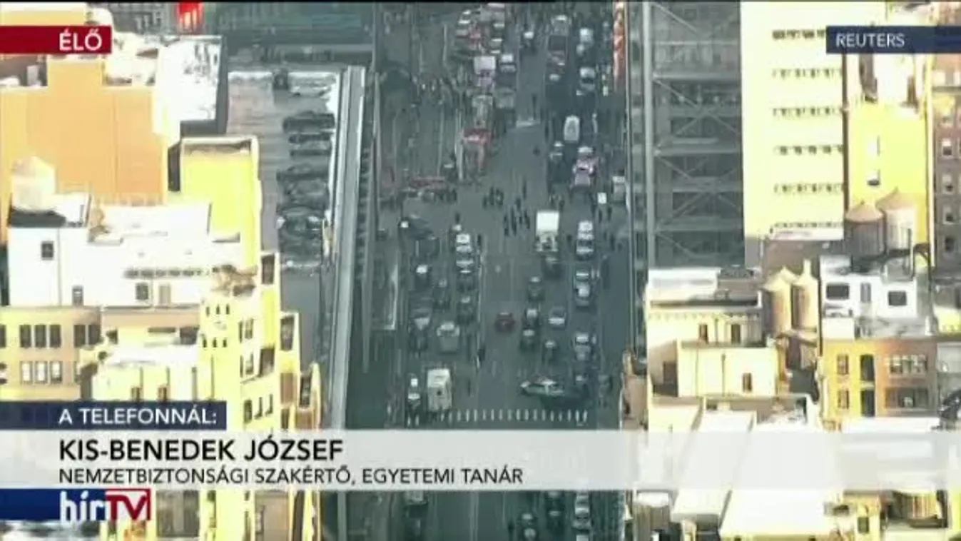 Kis-Benedek József biztonságpolitikai szakértő a manhattani robbantásról