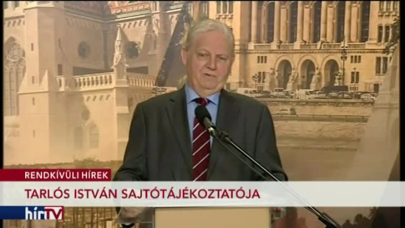 Tarlós István sajtótájékoztatója (2)