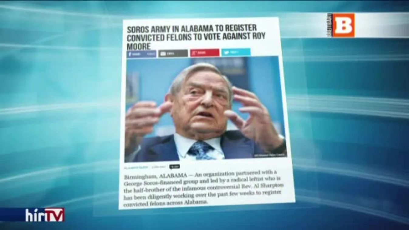 Egy konzervatív lap szerint Soros bűnözőket vethet be a választásokon