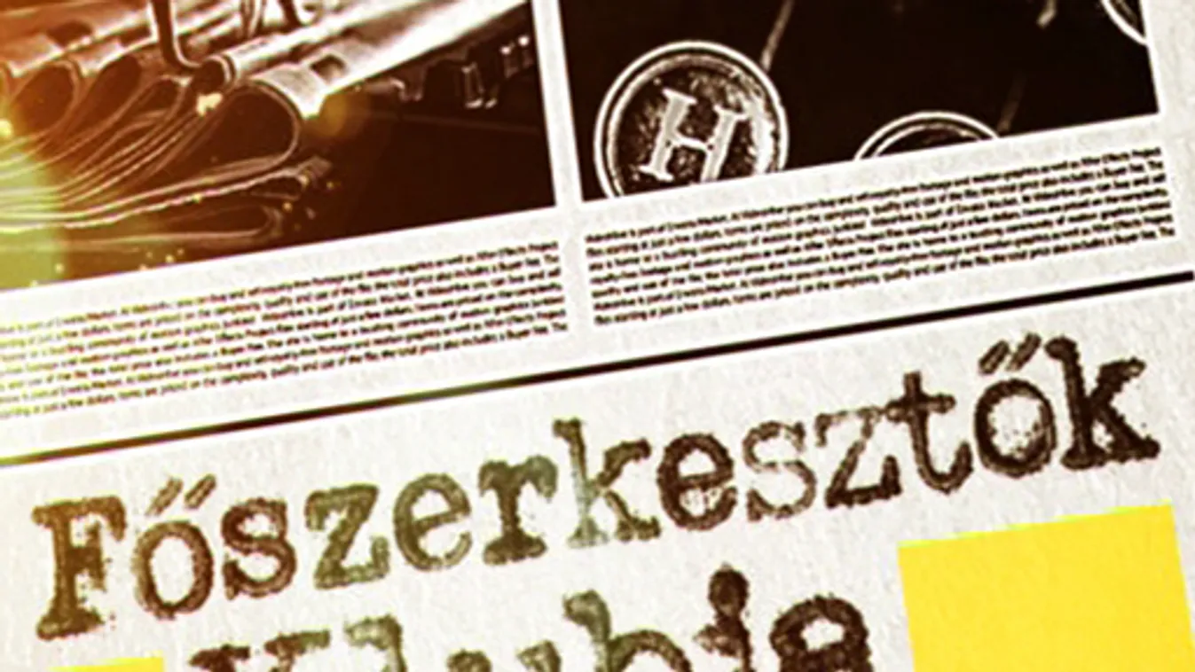 Az év legfontosabb eseményeiről – Főszerkesztők klubja