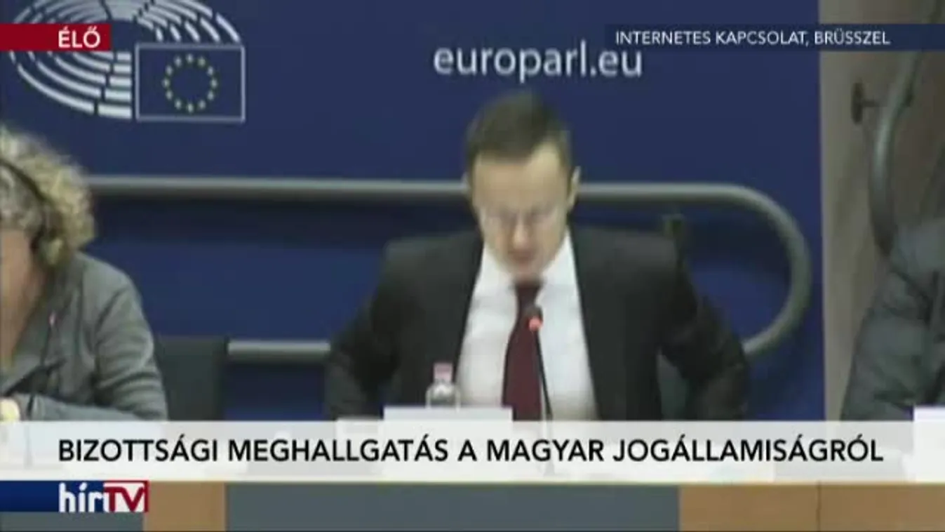 EP-meghallgatás a magyar jogállamiságról – Szijjártó Péter válasza