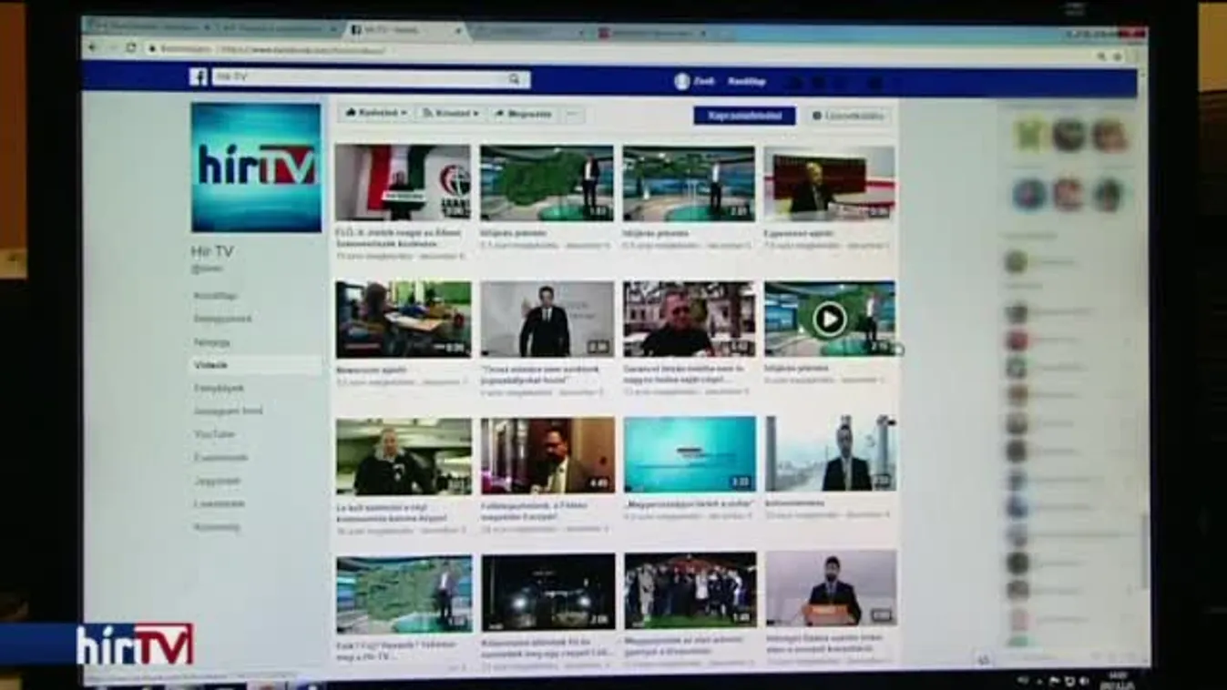 Százezrek követték 2017-ben a Hír TV közösségi oldalát