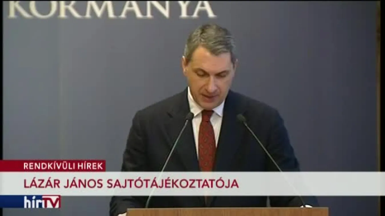 Lázár János kancelláriaminiszter sajtótájékoztatója – 2. rész
