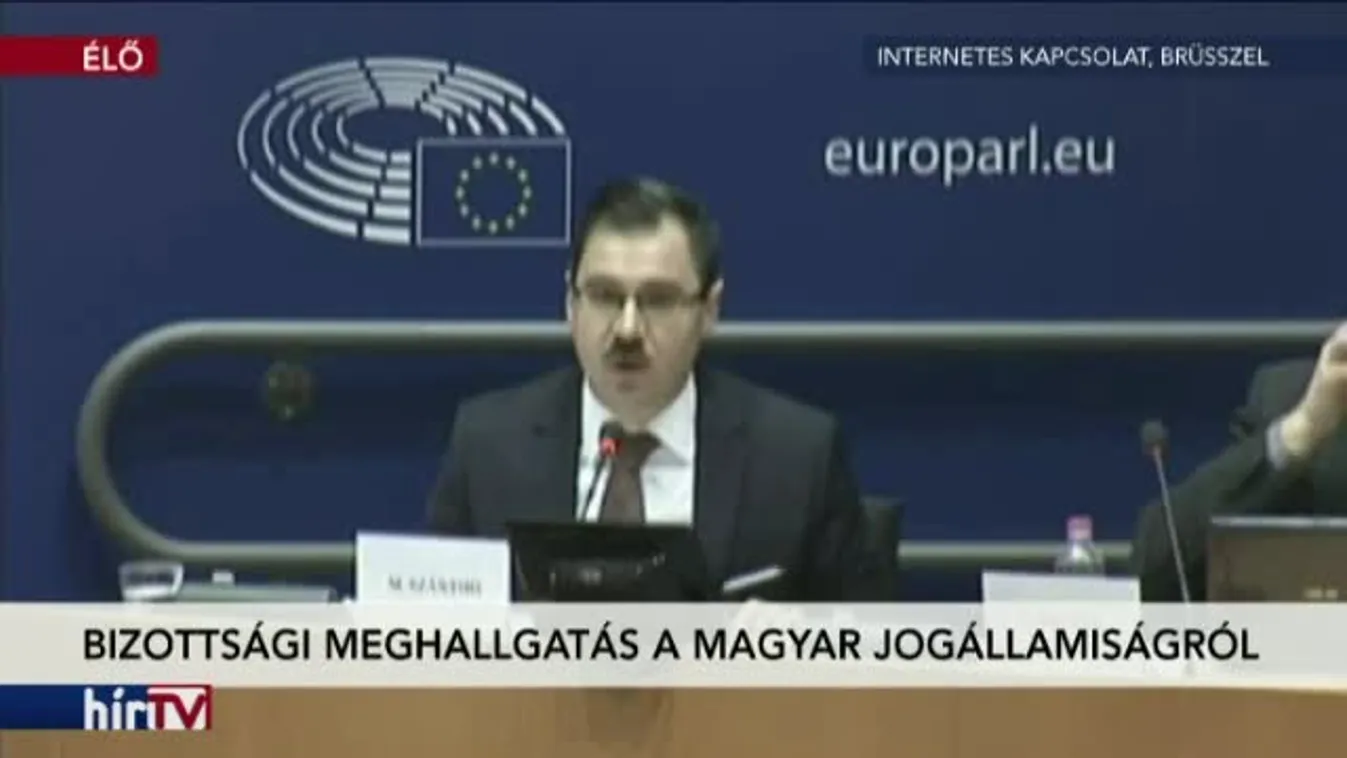 EP-meghallgatás a magyar jogállamiságról – Szánthó Miklós