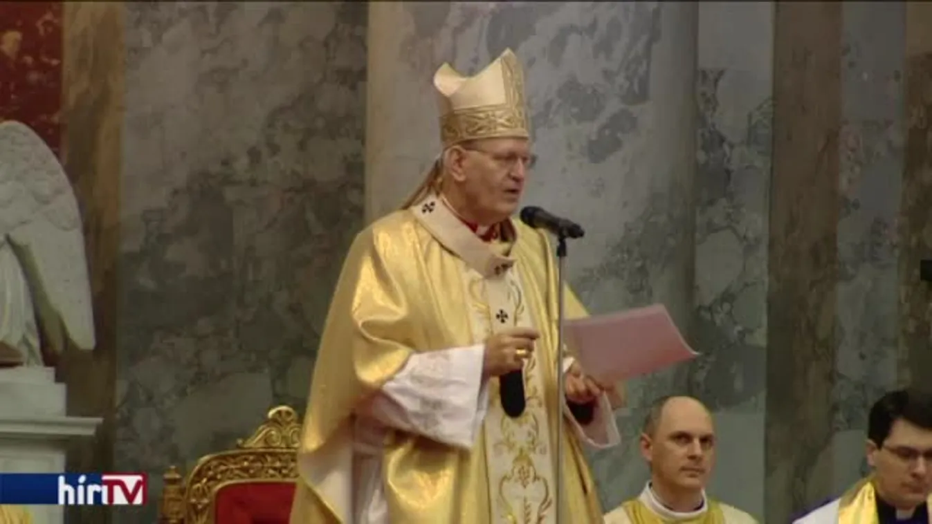 Erdő Péter esztergom-budapesti érsek karácsonyi homíliája az Esztergomi Bazilikában