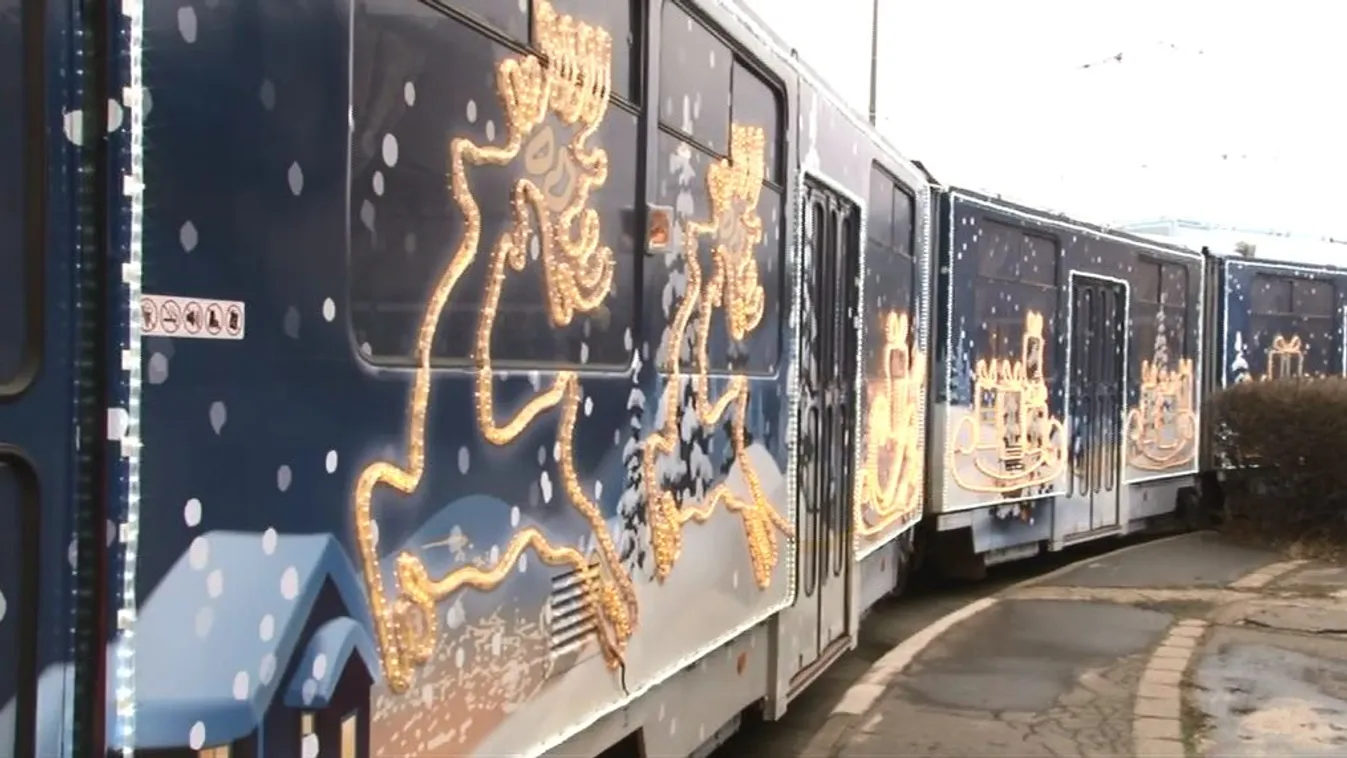 A miskolci lehet Európa legszebb adventi villamosa