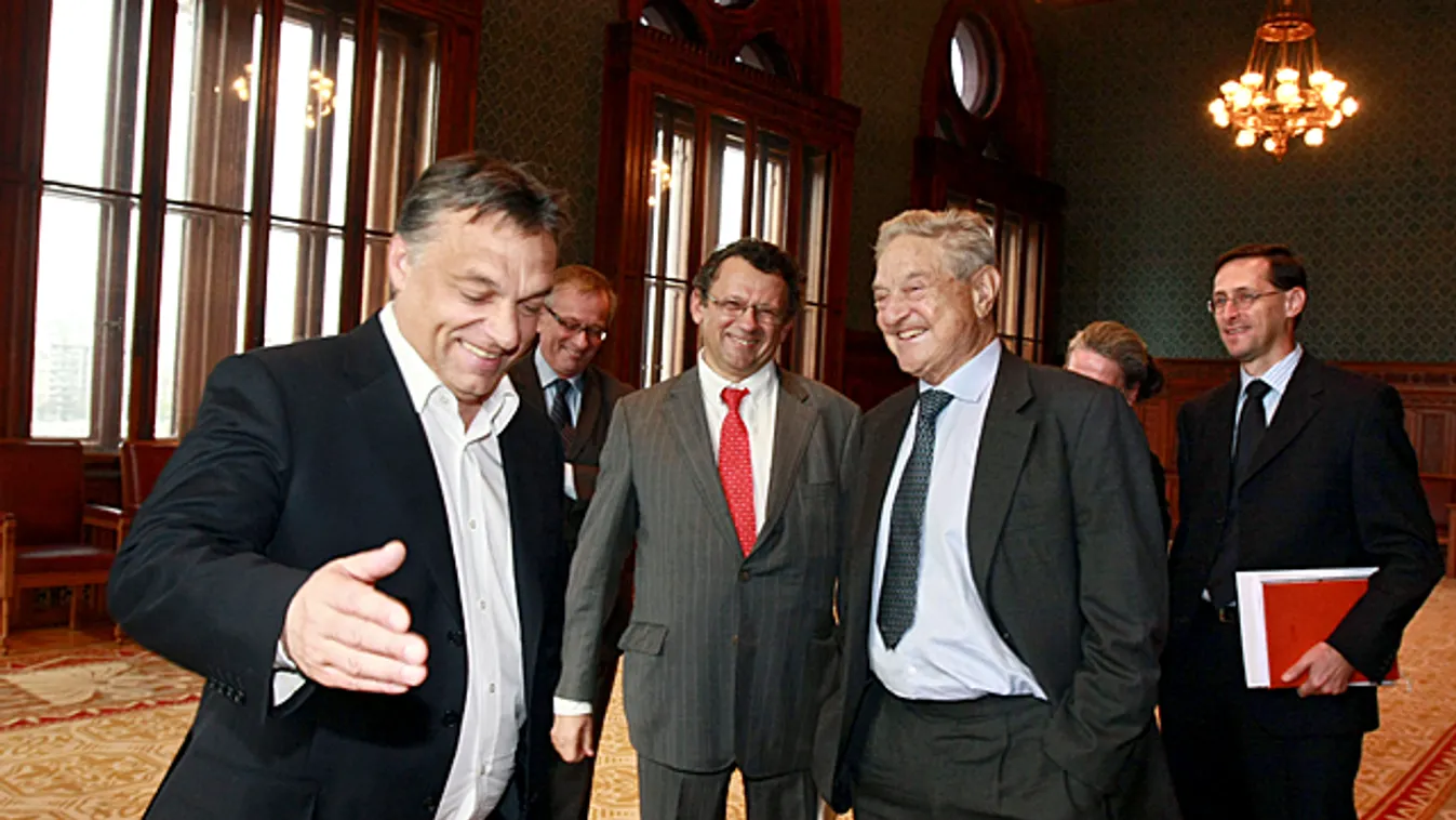 Sorossal vacsorázott Orbán Viktor