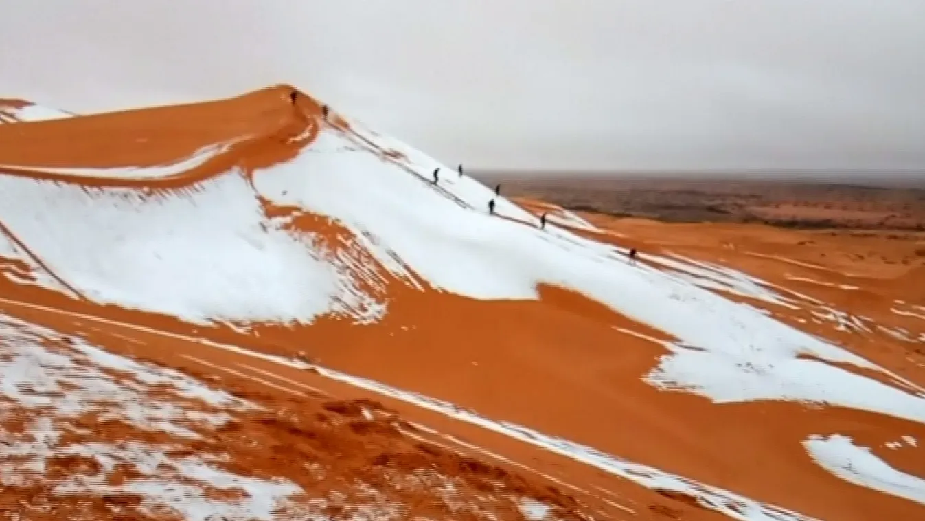 40 centi hó esett a Szaharában