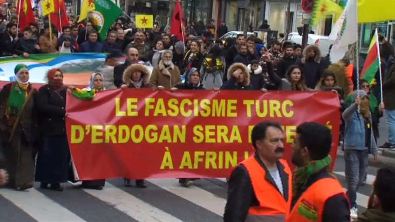 Több európai városban tüntettek Erdogan ellen