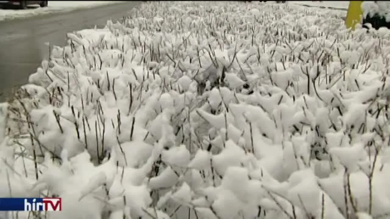 Kékestetőn 15 centis a hó, három megyében figyelmeztetés