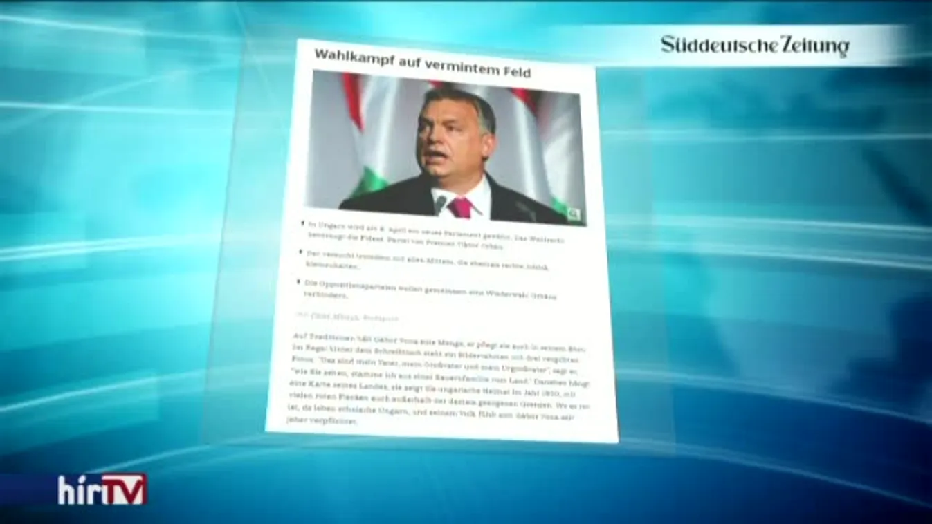 „Orbán Viktor Európa lángszórója”