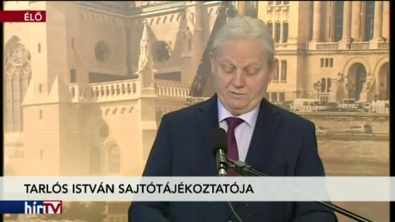 Tarlós István sajtótájékoztatója - 2018.01.29. - I.