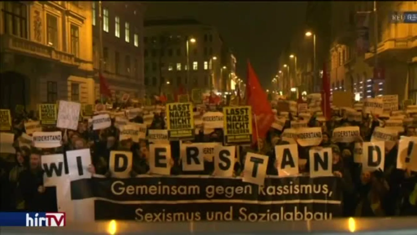 Rendzavarás nélkül ért véget a bécsi Akadémikusok Bálja elleni tüntetés