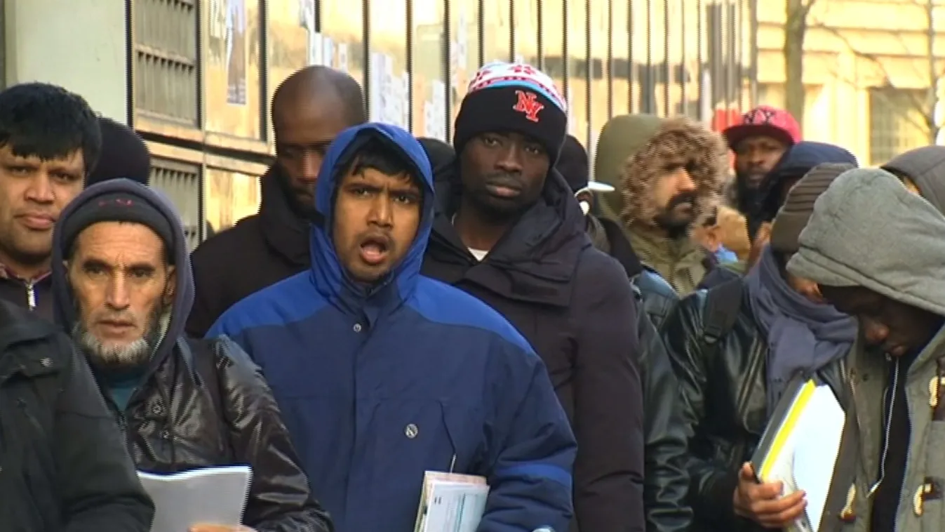 Százezer fölött a menedékkérők száma Franciaországban