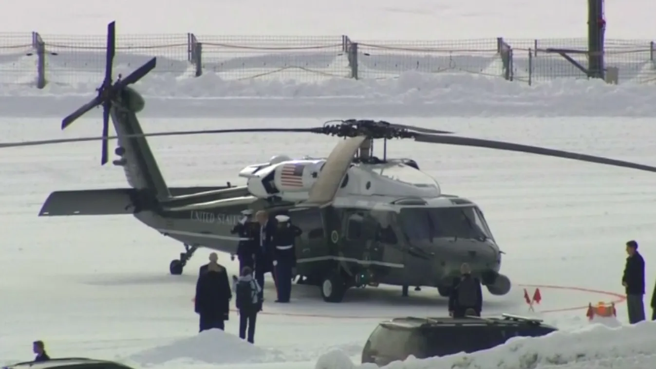 Trump megérkezett Davosba, és fenyegetőzésbe kezdett