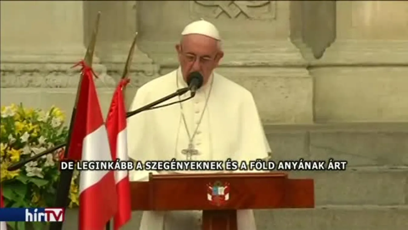 Társadalmi vírushoz hasonlította a korrupciót Ferenc pápa